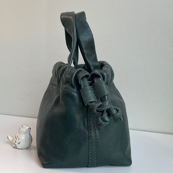 Madewell The Piazza Mini Crossbody Bag In Dark Palm